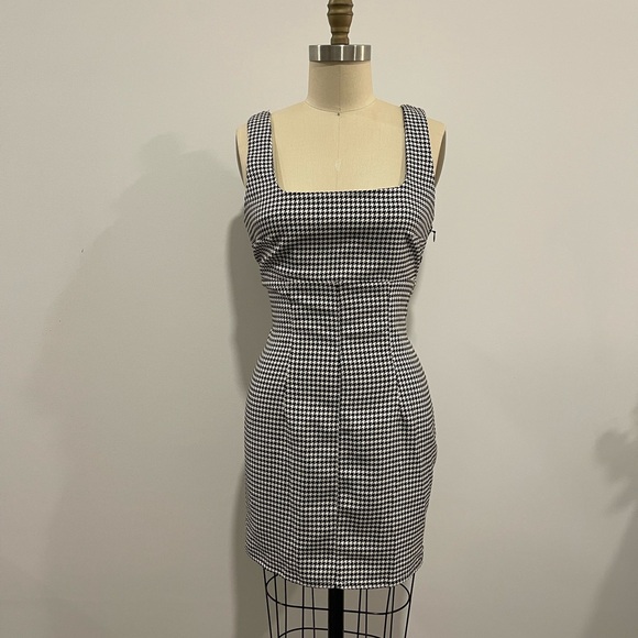 H&M Herringbone square neck dress - Picture 1 of 6